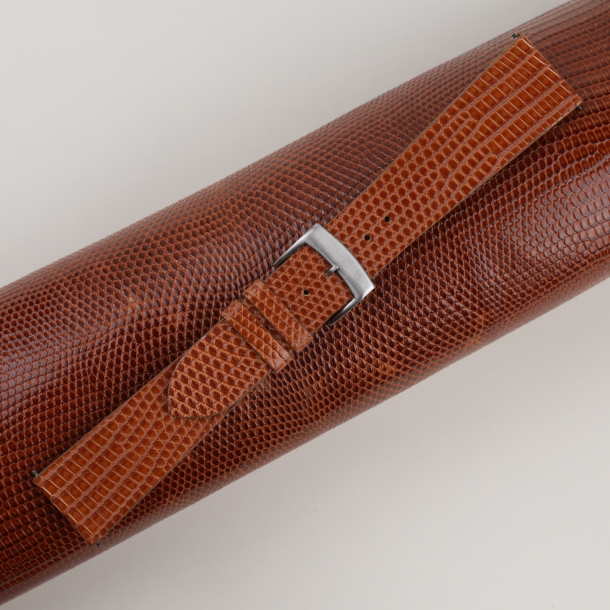 Vintage Brown Lizard Leather Watch Strap