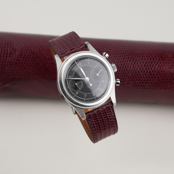 Burgundy Lizard Leather Apple Watch Band