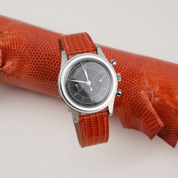 Orange Lizard Leather Watch Strap