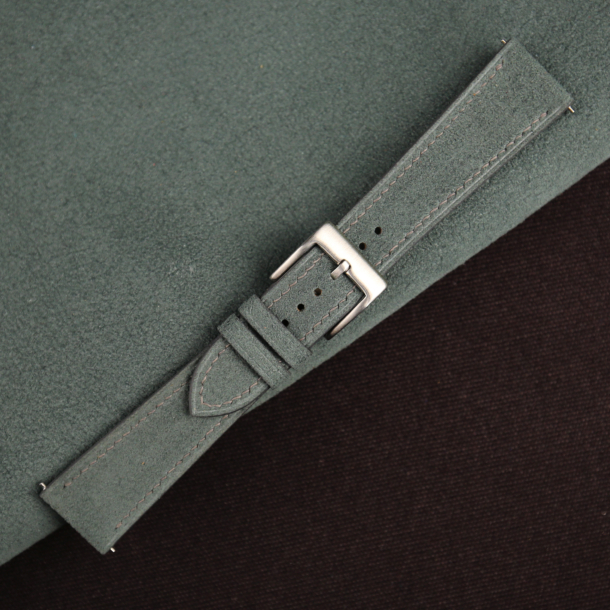 Moss Alcantara Watch Strap 2