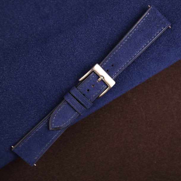 Navy Alcantara Watch Strap 2 Navy Alcantara Watch Strap 2