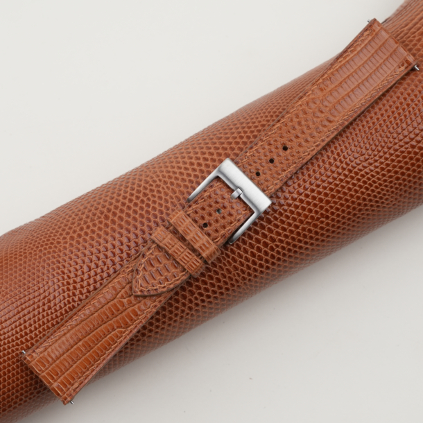 Brown Lizard Leather Watch Strap