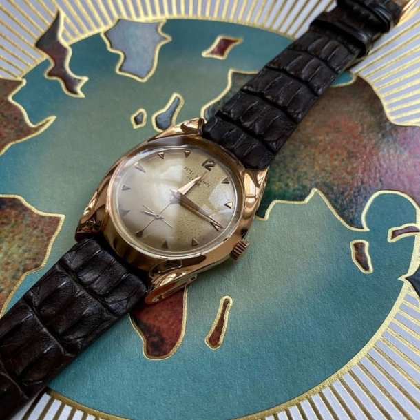 Black Double Hornback Alligator Watch Strap - Image 2