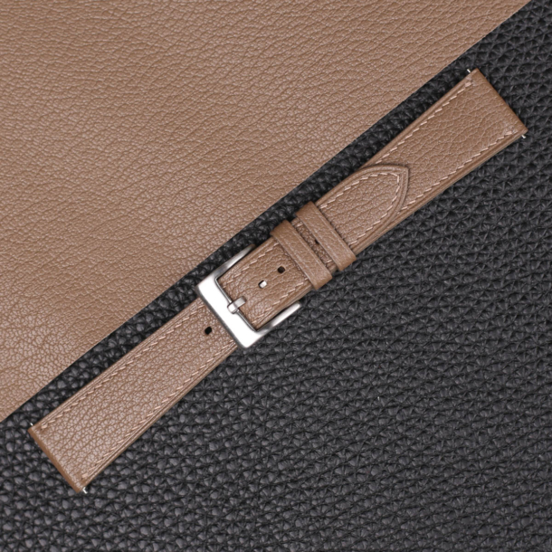 Brown Alran Chevre Leather Watch Strap - Image 3