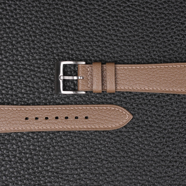Brown Alran Chevre Leather Watch Strap - Image 4