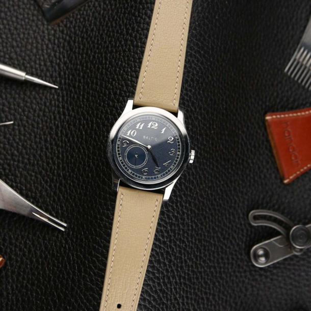 Sand Alran Chevre Leather Watch Strap - Image 2