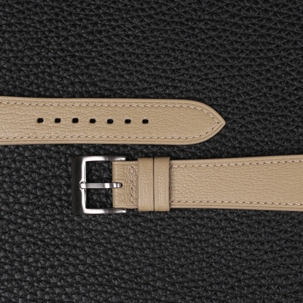 Sand Alran Chevre Leather Watch Strap - Image 3