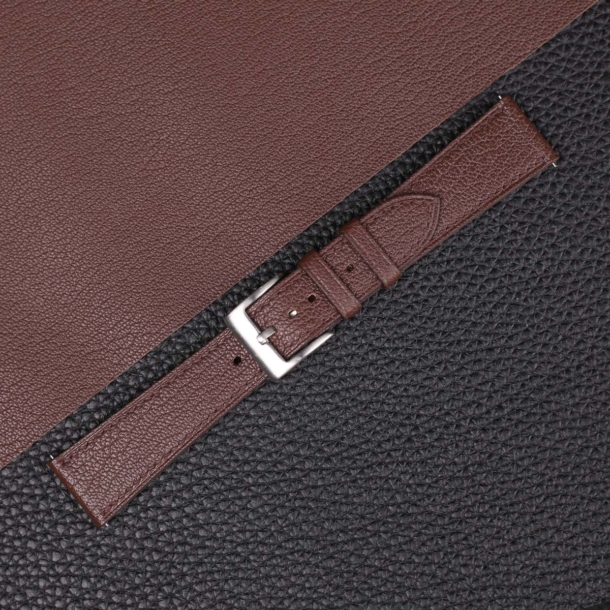 Dark Brown Alran Chevre Leather Watch Strap 3 Dark Brown Alran Chevre Leather Watch Strap - Image 3
