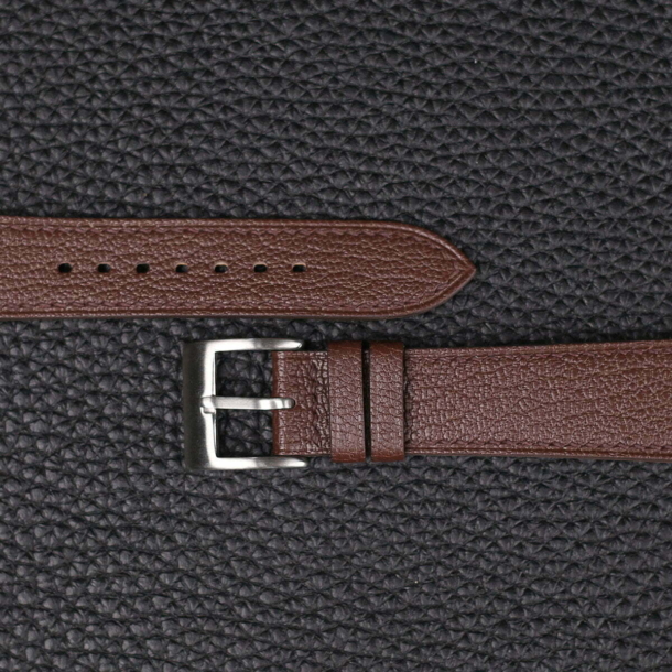 Dark Brown Alran Chevre Leather Watch Strap 4 Dark Brown Alran Chevre Leather Watch Strap - Image 4