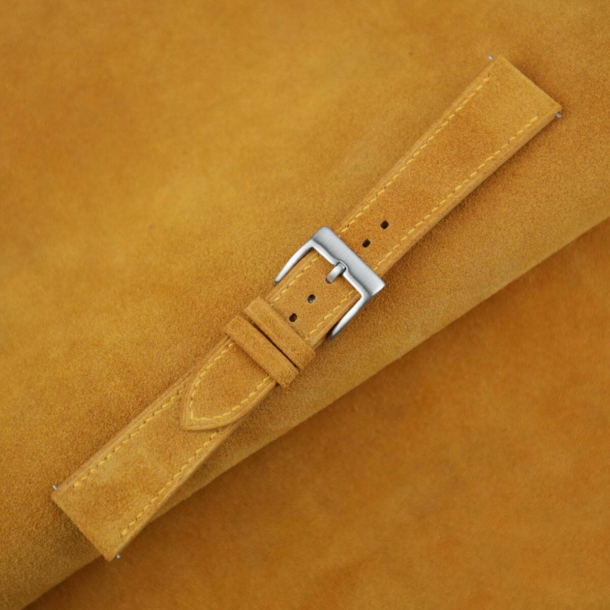 Whiskey Suede Leather Watch Strap - Image 3