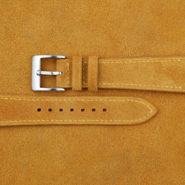 Whiskey Suede Leather Watch Strap - Image 2