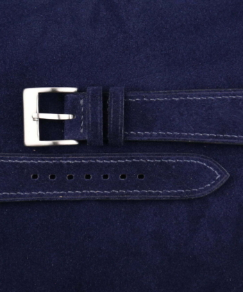 Alternative view of Navy Suede Leather Watch Strap