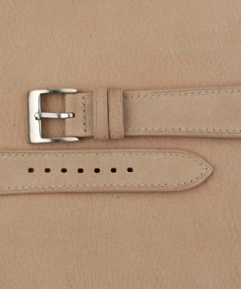 Alternative view of Cream Nubuck Leather Watch Strap