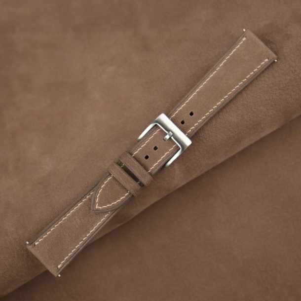 Beaver Nubuck Leather Watch Strap - Image 3