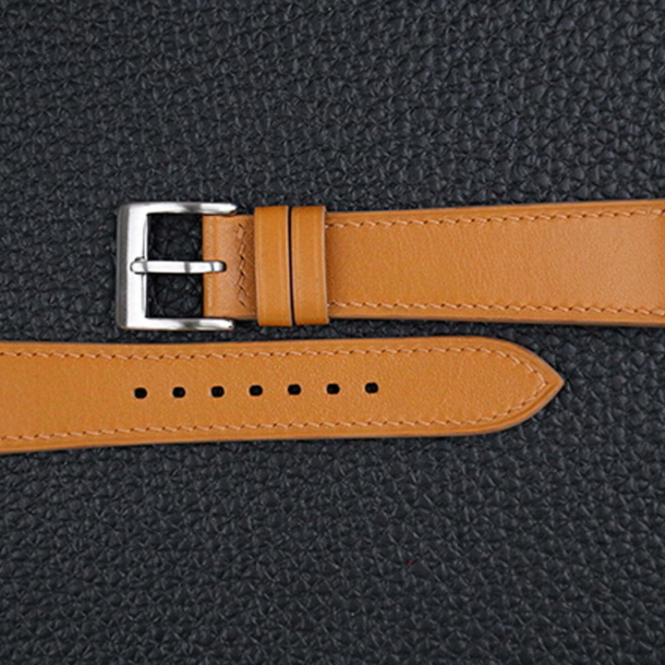 Golden Brown Smooth Calf Leather Watch Strap