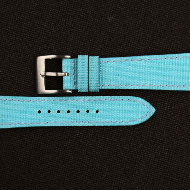 Turquoise Canvas Watch Strap