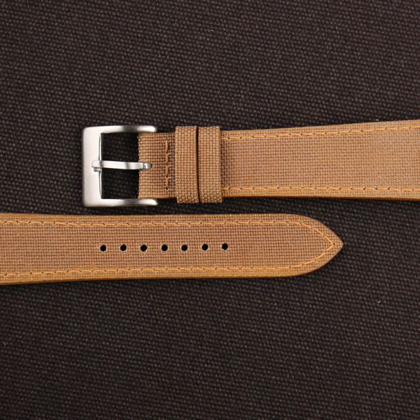 Brown Canvas Watch Strap - Image 2