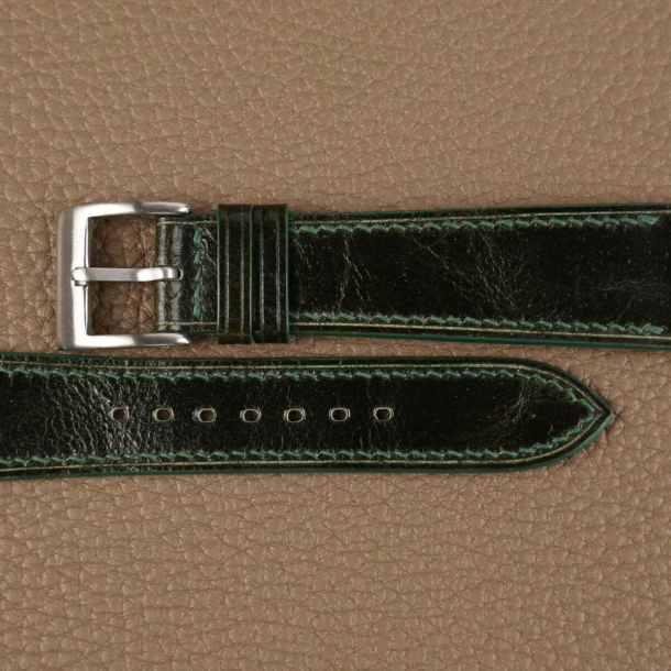 Forest Waxed Leather Watch Strap - Image 2