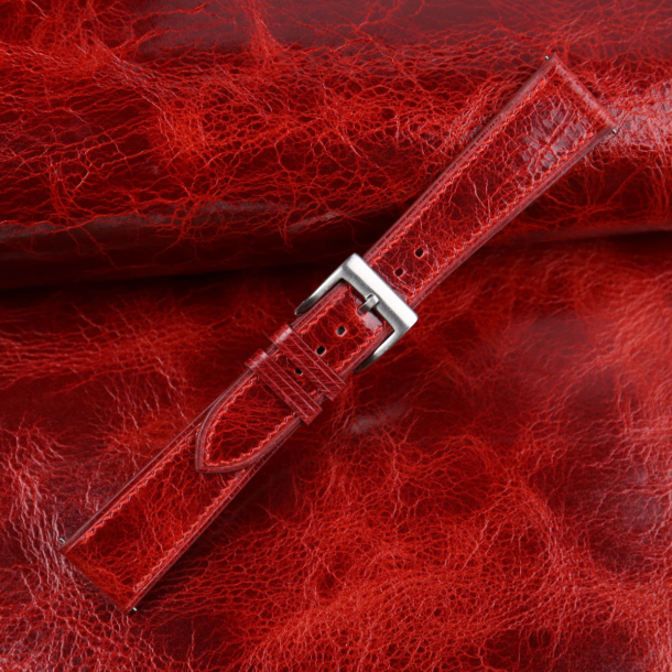 Bordeaux Waxed Leather Watch Strap - Image 3