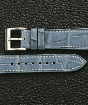 Light Water alligator leather watch strap