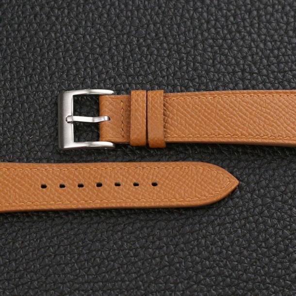 Golden Epsom Leather Watch Strap - Image 3