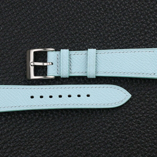Turquoise Epsom Leather Watch Strap 2 Turquoise Epsom Leather Watch Strap - Image 2