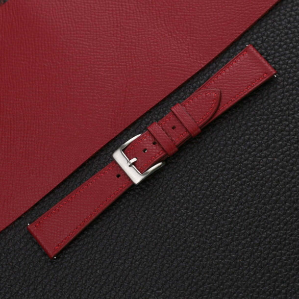 Christmas Gift Ideas Red Epsom watch strap - Image 4