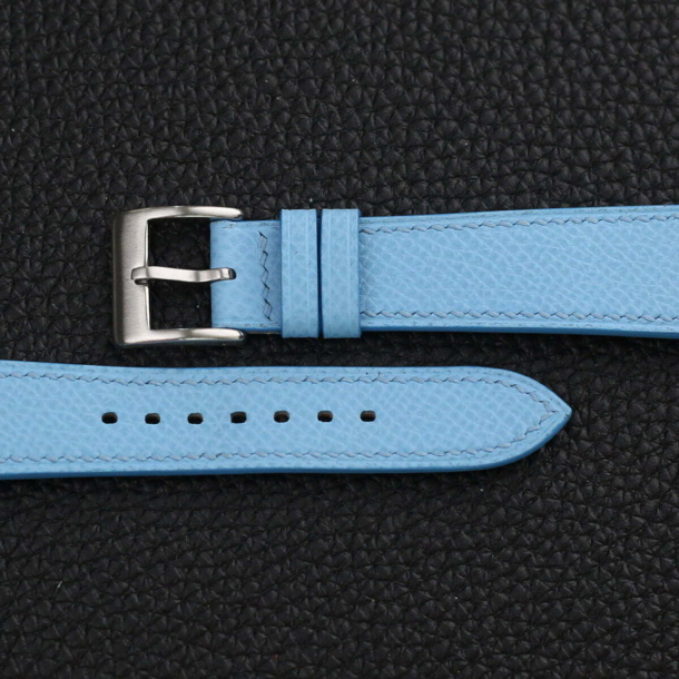 Miami Blue Epsom Leather Watch Strap - Image 3