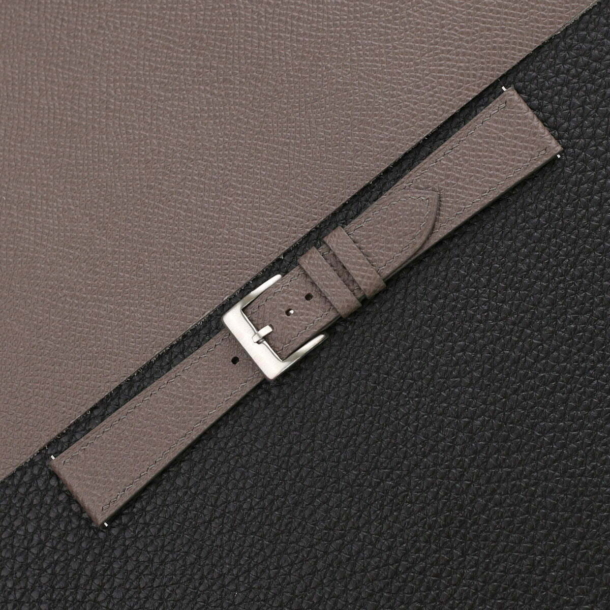 Graphite Grey Epsom Leather Watch Strap - Image 4