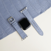 Light Water Alligator Leather Apple Watch Band