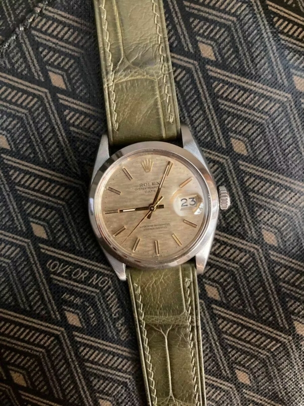 Oliu Alligator Leather Watch Strap