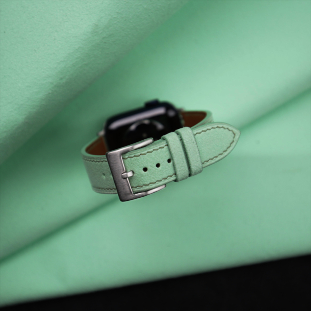 Mint Alcantara Apple Watch Band 3