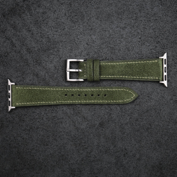 Forest Suede Leather Apple Watch Band - Image 4