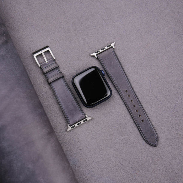 Purple Maya Leather Apple Watch Band - Image 3