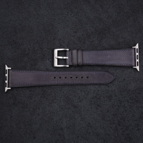 Purple Maya Leather Apple Watch Band - Image 4