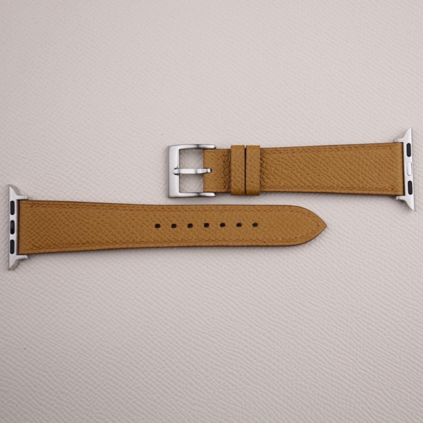 Golden Epsom Calf Leather Apple Watch Band - Image 4