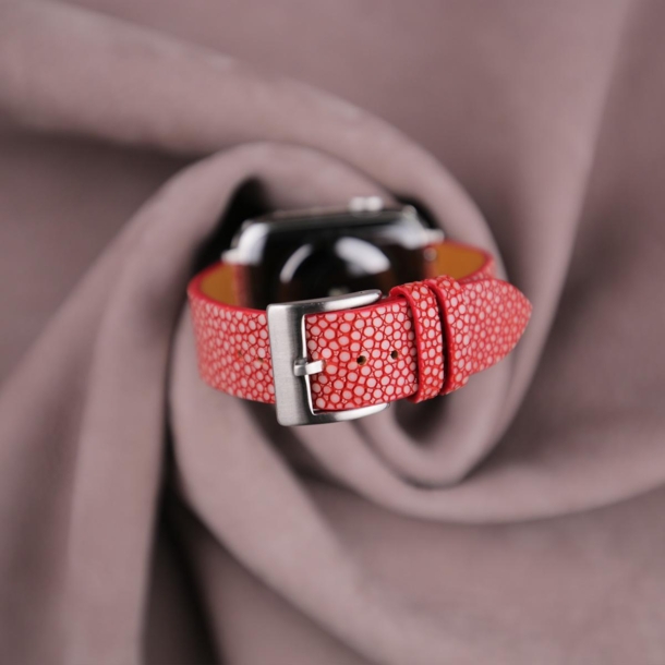 To My Daughter – Red Stingray Leather Apple Watch Band Gift for Daughter - Image 4