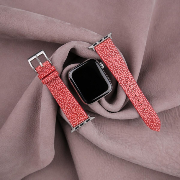 To My Daughter – Red Stingray Leather Apple Watch Band Gift for Daughter - Image 5