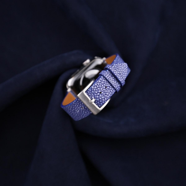 Blue Stingray Leather Apple Watch Band - Image 2
