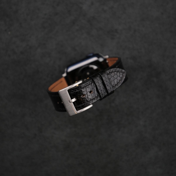 To My Wife – Black Lizard Leather Apple Watch Band Gift for Wife - Image 5