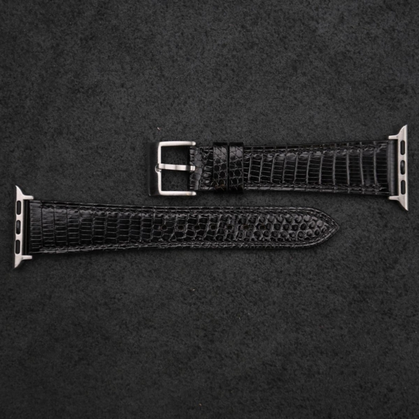 To My Wife – Black Lizard Leather Apple Watch Band Gift for Wife - Image 6