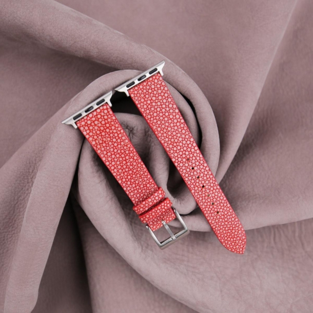 To My Daughter – Red Stingray Leather Apple Watch Band Gift for Daughter - Image 2