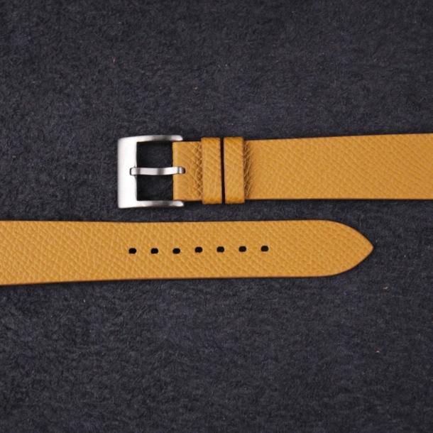 Vintage Sesame Epsom Leather Slim Watch Strap