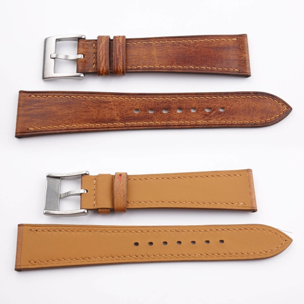 Patina Golden Vachetta Leather Watch Strap