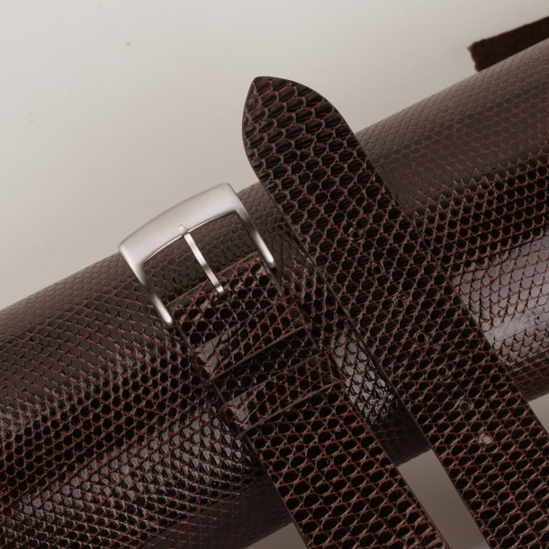 Vintage Brown Lizard Leather Watch Strap