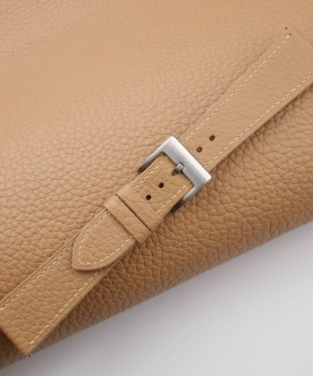 Beige Togo Leather Watch Strap
