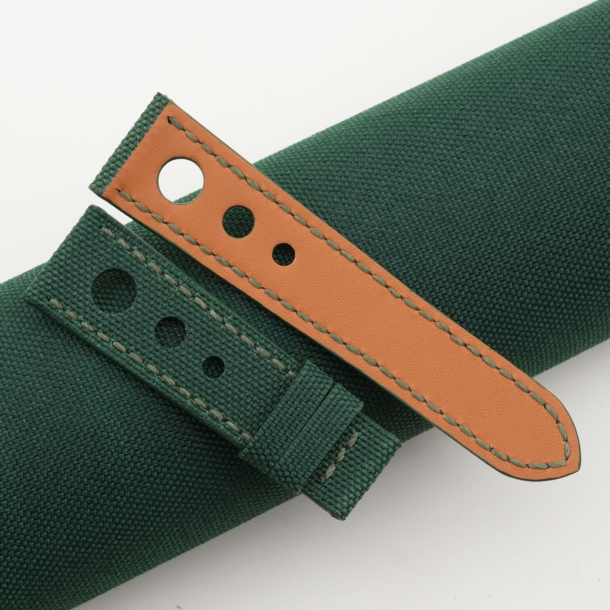 Rally Forest Canvas Watch Strap - Image 2
