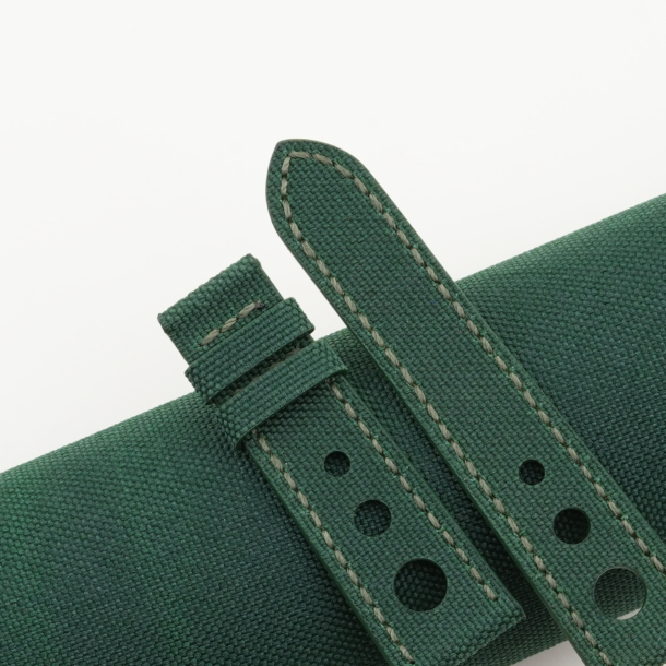 Rally Forest Canvas Watch Strap - Image 3
