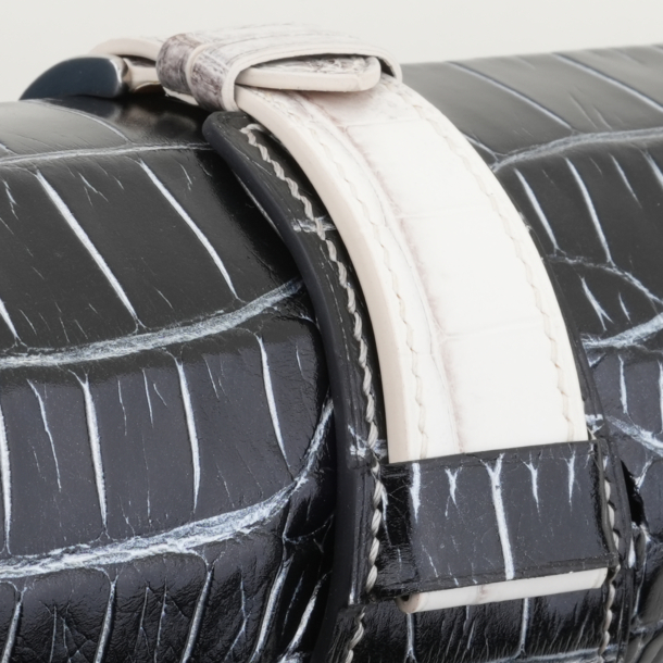 Himalayan Alligator Leather Bund Strap 8 Himalayan Alligator Leather Watch Strap - Bund Strap