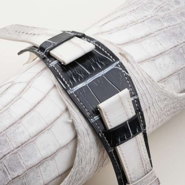 Himalayan Alligator Leather Bund Strap 5 Himalayan Alligator Leather Watch Strap - Bund Strap